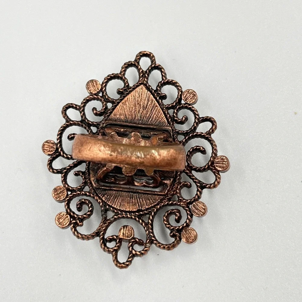 Vintage‎ Statement Ring Goth Boho Dragon Eye Faux Pearl Rhinestone Set Y2K 5pc